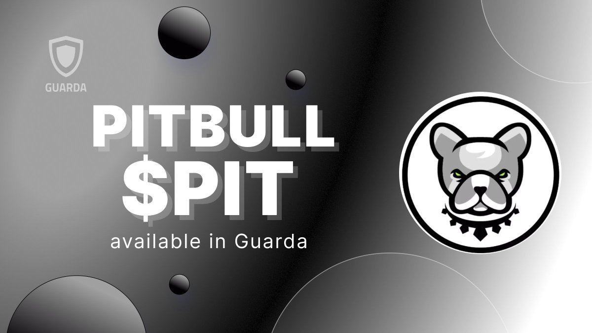 GuardaWallet's tweet photo. $PIT is here for the long run. Your wallet should be too. 🐶

The @BscPitbull  community has been building since 2021, and Guarda gives holders a non-custodial place to keep $PIT close across mobile, web, and desktop.

Your keys. Your $PIT. Your move.

Manage $PIT in Guarda 👉 https://t.co/4icotEH3Oe