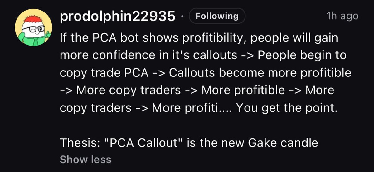 67xDr00p's tweet photo. @pumpcallout Ayee this is what i pitched you during the livestream 👏👏 made my first callout as well, thesis feelin strong 👌 https://t.co/i1ivUBFuFz