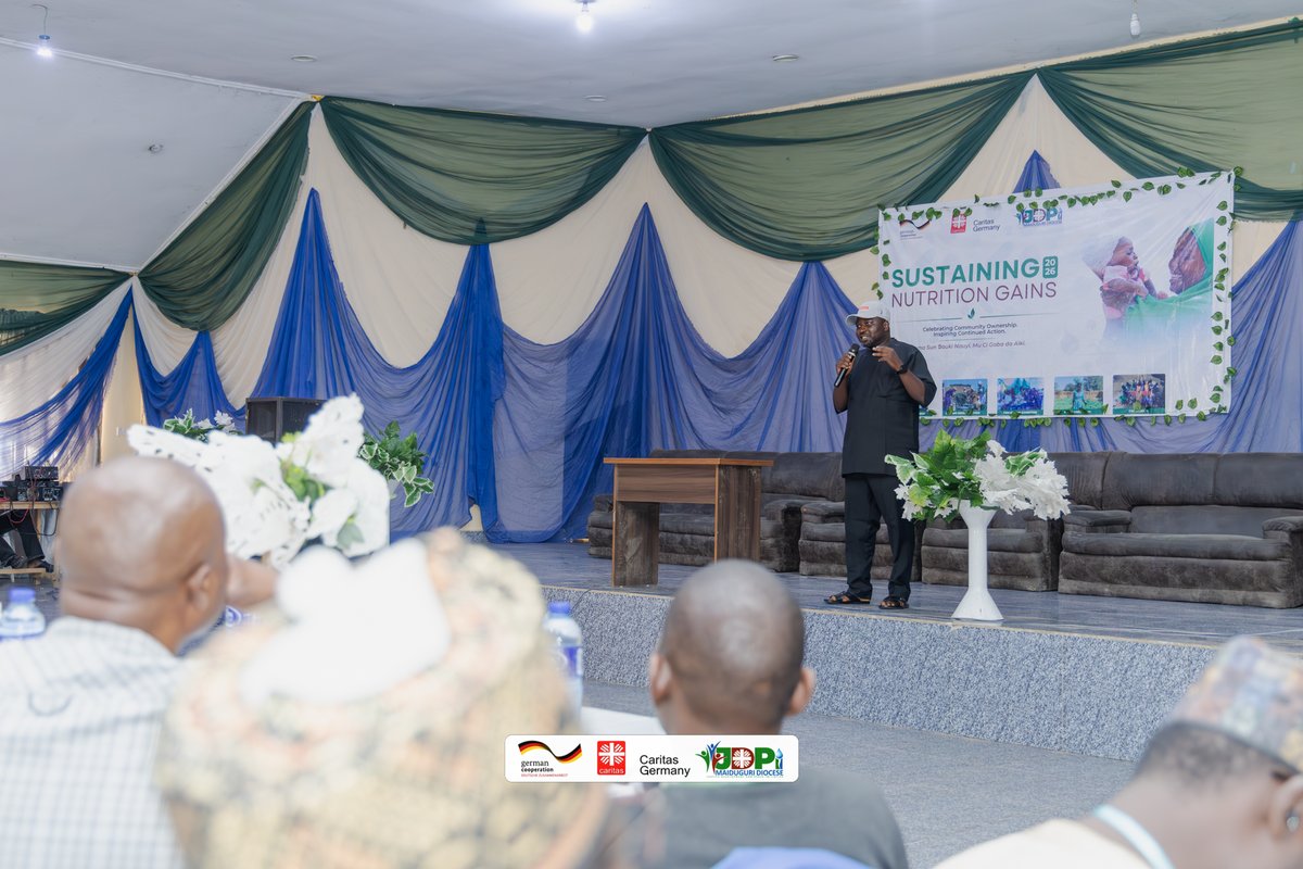JDPIMaiduguri's tweet photo. 𝗙𝗿𝗼𝗺 𝗚𝗮𝗶𝗻𝘀 𝘁𝗼 𝗢𝘄𝗻𝗲𝗿𝘀𝗵𝗶𝗽 🌱

JDPI Maiduguri brought together communities, nutrition partners, government representatives and development actors in Adamawa to celebrate progress and ask an important question: 
How do we sustain the nutrition gains we have made? https://t.co/CCNzjrt2ae