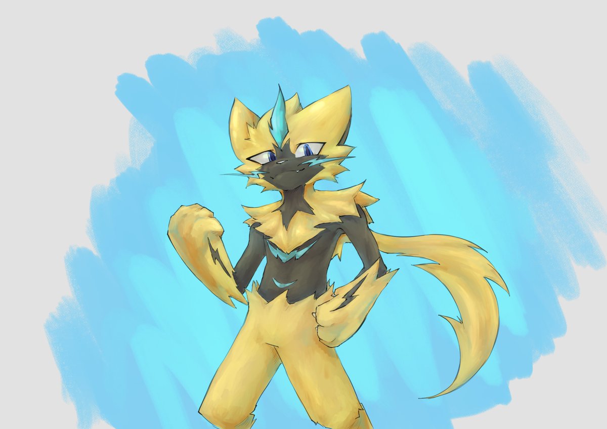 Cablako1's tweet photo. Another Zeraora

#zeraora #pokemonart #fanartㅤㅤㅤㅤ https://t.co/8JmGF2B2yC