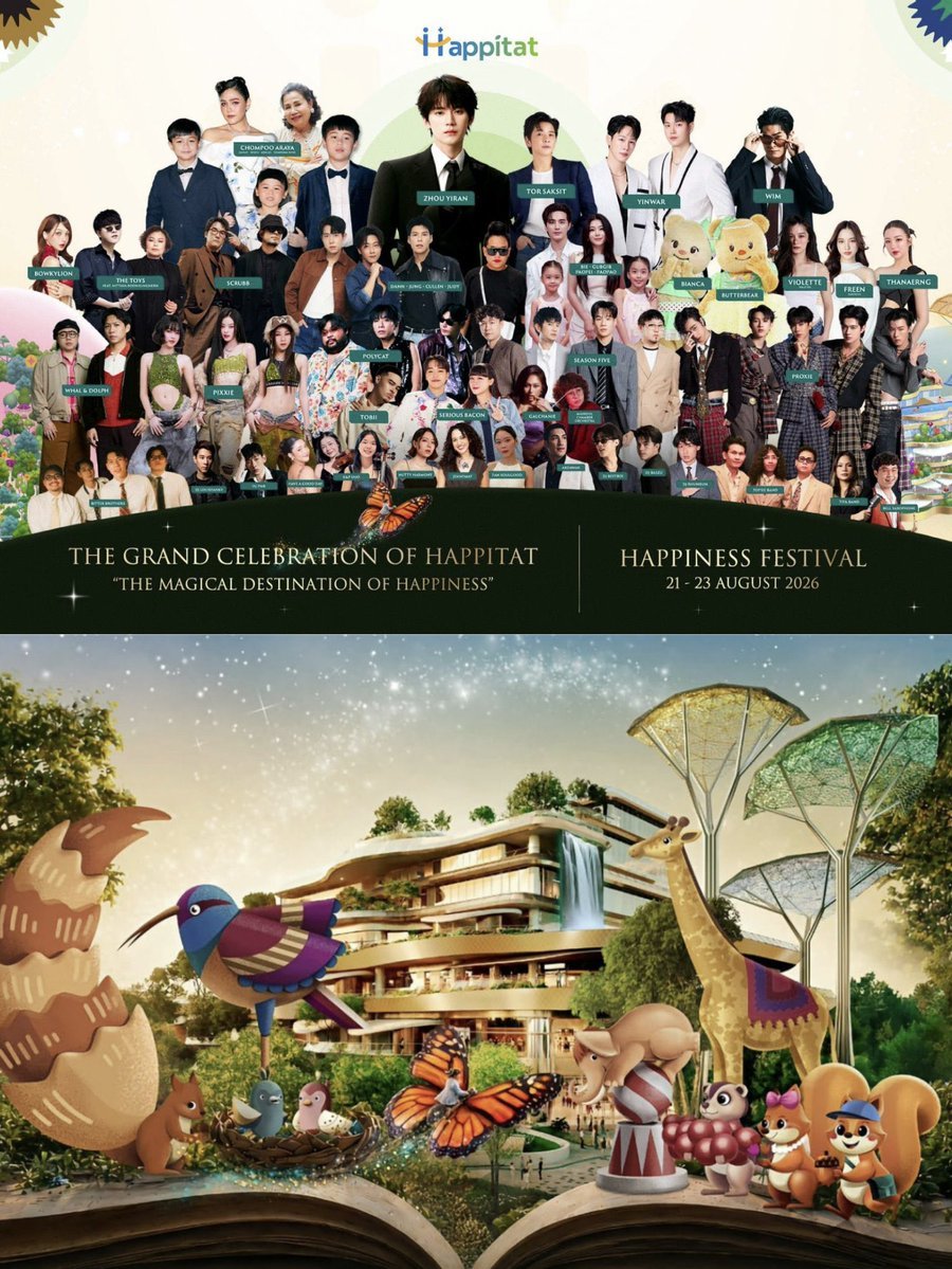 MoonbyKS's tweet photo. Khun Freene Sarocha, arriving with the Rise of The Magical Butterfly Princess procession and performance in the Grand Stair zone 👀
Freen going performance for this event??😳
#srchafree #Happitat
#TheMagicalDestinationOfHappiness
#TheGrandCelebrationOfHappitat #CPAXTRA https://t.co/a3NjcXN1Iu