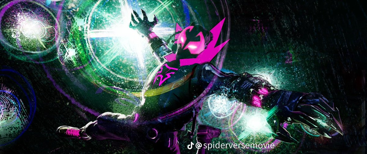 Nodokaa13's tweet photo. @Hir0oo__ Il y a du bon dans le trailer genre le moment ou il y a gwen et miles qui parle et le moment avec spider punk c’est beau de bzzzz mais il y a des moments arghh ça se voit de bz que c’est pas fini genre la ça se voit de fou https://t.co/DEDWo6gtAD