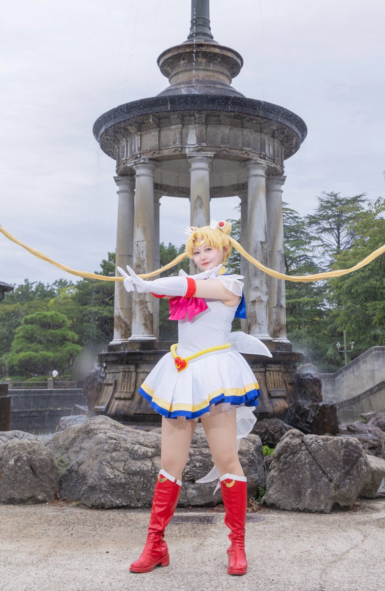 nuuu456's tweet photo. 【コスプレ】
美少女戦士セーラームーンSuperS
スーパーセーラームーン🌙🎀

愛と正義の
　　セーラー服美少女戦士

photo:@B1xFv 

#アロフェス https://t.co/SdDTjl7BOq