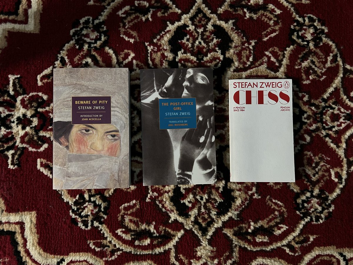 kafrainz's tweet photo. My Stefan Zweig Collection. https://t.co/Xh9O4Pu06B