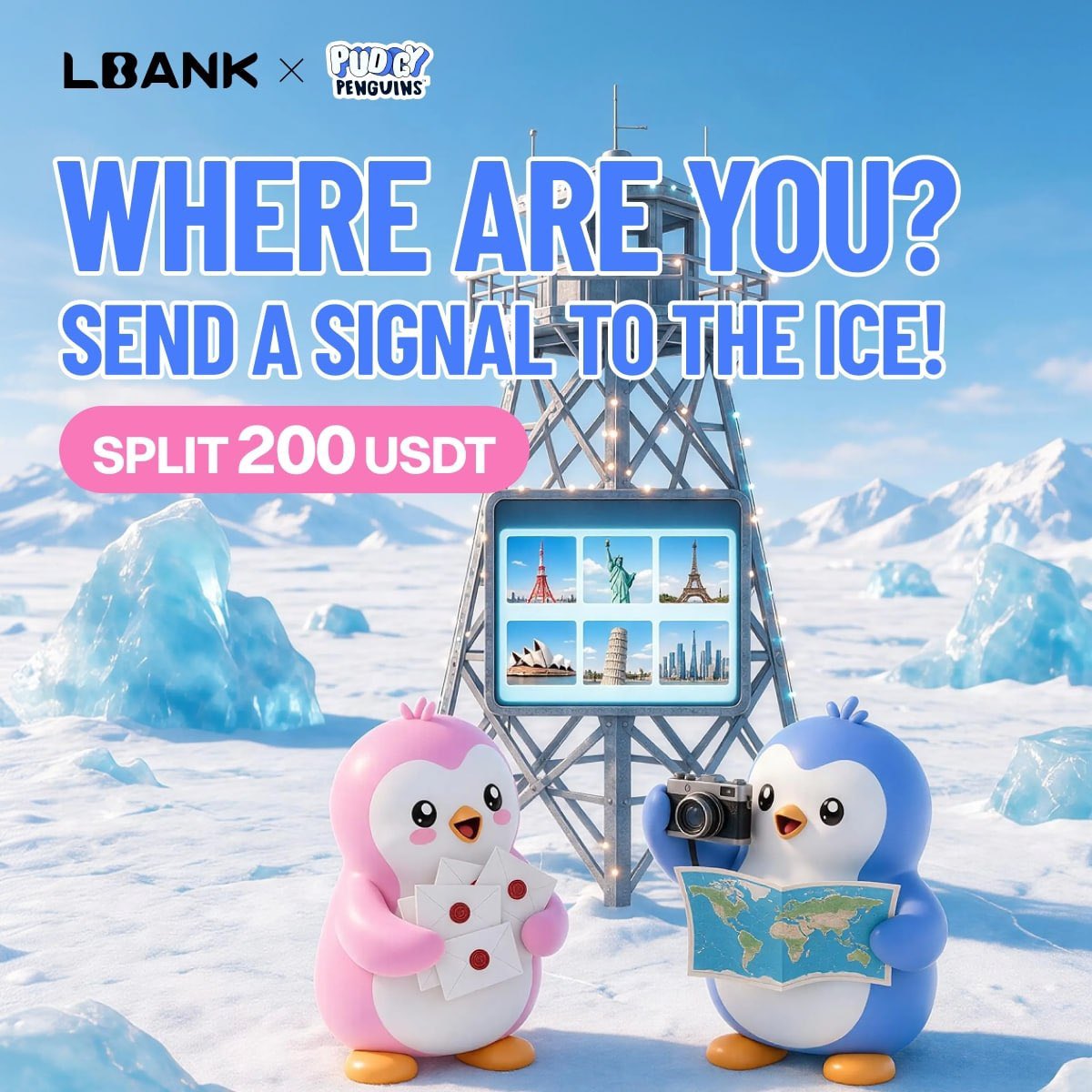 ElvisdKing2's tweet photo. 🐧 To celebrate the launch of the LBank × Pudgy Penguins collaboration, we are hosting a social media engagement event with a 200 USDT prize pool!

New users can enjoy a chance at double rewards—come join the Penguin Family

 https://t.co/aqD9ozWUnx

#LBankAngel #LBank https://t.co/271Hw3T3Qm