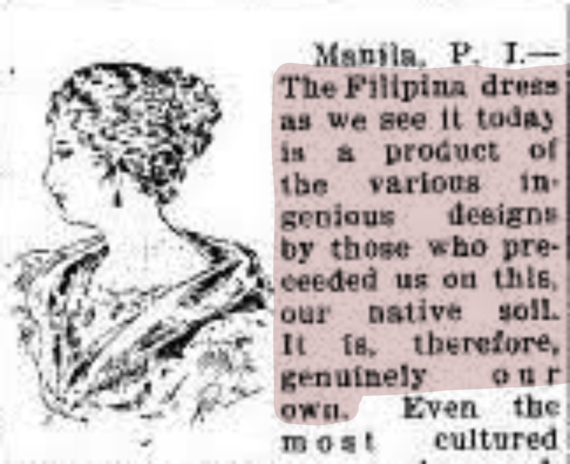 qui_quiqui40157's tweet photo. Even pinoys in 1924 were well aware that the baro't saya is uniquely filipino

(Miss Felisa San Jose "The Filipina Dress," The Philippine Republic, 1924.) https://t.co/94XG7pnNHo