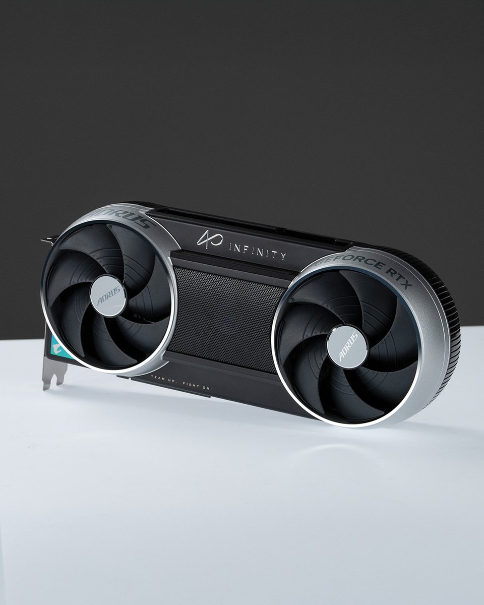 AorusOfficial's tweet photo. Rate this gear on a scale of 1 to #INFINITY. 👇👑

Powered by #NVIDIA Blackwell architecture with 32GB GDDR7 memory, the AORUS GeForce #RTX5090 INFINITY handles heavy AI workloads and maxed-out gaming effortlessly, while the #WINDFORCE HYPERBURST cooling and subtle RGB Halo keep things cool and clean.💨💨