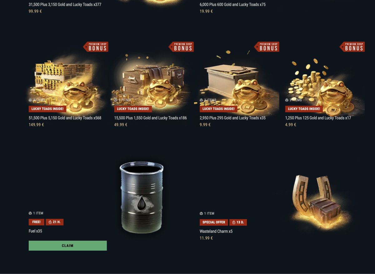 WoTBlitz's tweet photo. ⛽ Running low on Fuel?

Claim your free Fuel every day in the Web Store, then return to the Wasteland Mini-Game to explore the map, open chests, and face random encounters!
Don’t let your daily supply go to waste ☢️ https://t.co/DxQqUxIUQz