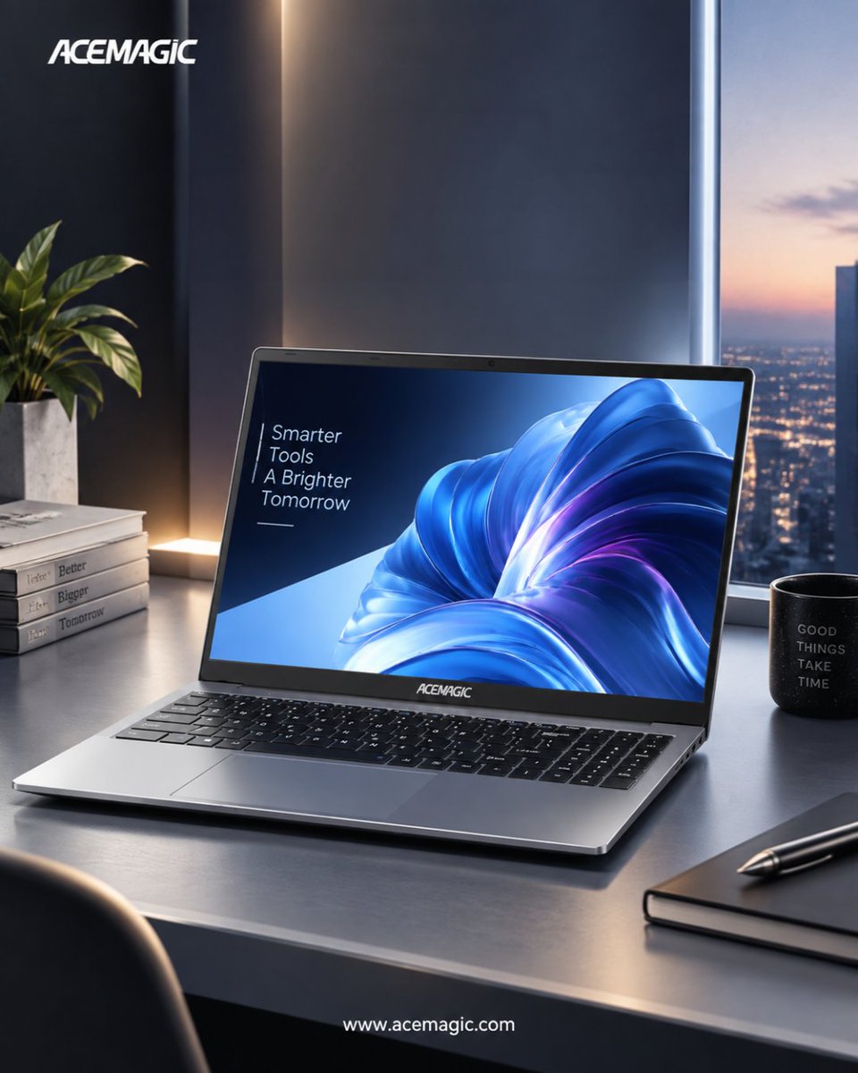 Acemagic_MiniPC's tweet photo. 🌃 When the city slows down, your ideas don’t have to.

Meet ACEMAGIC LX15 Pro 💻⚡️
15.6" FHD display + Windows 11 Pro + AMD Ryzen™ performance, ready for the work, study, entertainment and everything in between.
One laptop. Plenty of reasons to open it. ✦

Discover LX15 Pro: https://t.co/yvjTt0lAYX

#ACEMAGIC #LX15Pro #Laptop #Tech #Windows11 #AMDRyzen #LaptopSetup