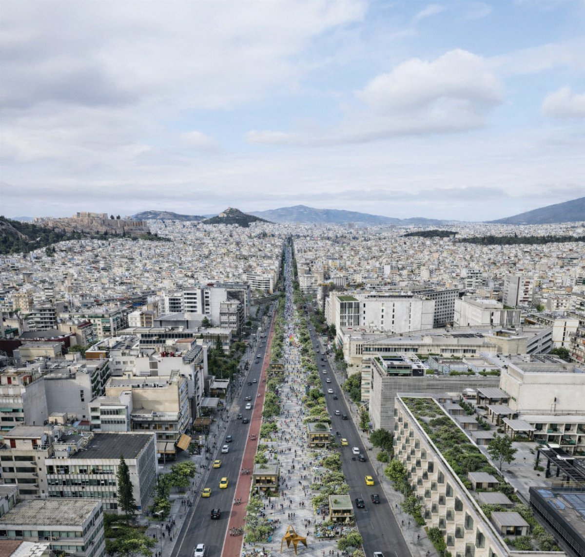 ictinus_x's tweet photo. 🇬🇷🏛️Reload Athens

An ambitious architectural vision exploring how one of the world’s most historic capitals can evolve into a city of the future while proudly celebrating the ancient history and cultural heritage that define its global identity.

Bringing together 15 iconic projects, the proposal sets out a cohesive vision for Athens-placing public space at the heart of urban life, reconnecting the historic centre with the sea and the natural landscape, reintegrating its ancient heritage into everyday life, and creating new landmarks worthy of its history and potential.