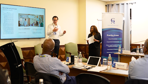 ga_llp's tweet photo. Strong financial markets require strong legal and institutional foundations.

Our recent Capacity-Building Workshop brought together legal, financial and institutional perspectives on structuring, disclosure and execution.

Thank you to Clifford Chance and Renaissance Capital. https://t.co/aTuGMpfEZ1