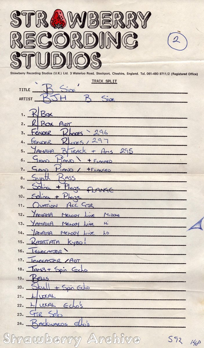 StrawberryNorth's tweet photo. Saved into the Archive thanks to the generosity of Tim Eastwood (Axis Audio) is this 2" master tape for Barclay James Harvest's 1980 single Life is for Living. Alongside BJH producing + engineering in Strawberry were Martin Lawrence + Mark Cockburn both sadly no longer with us https://t.co/wnEToRBqB8