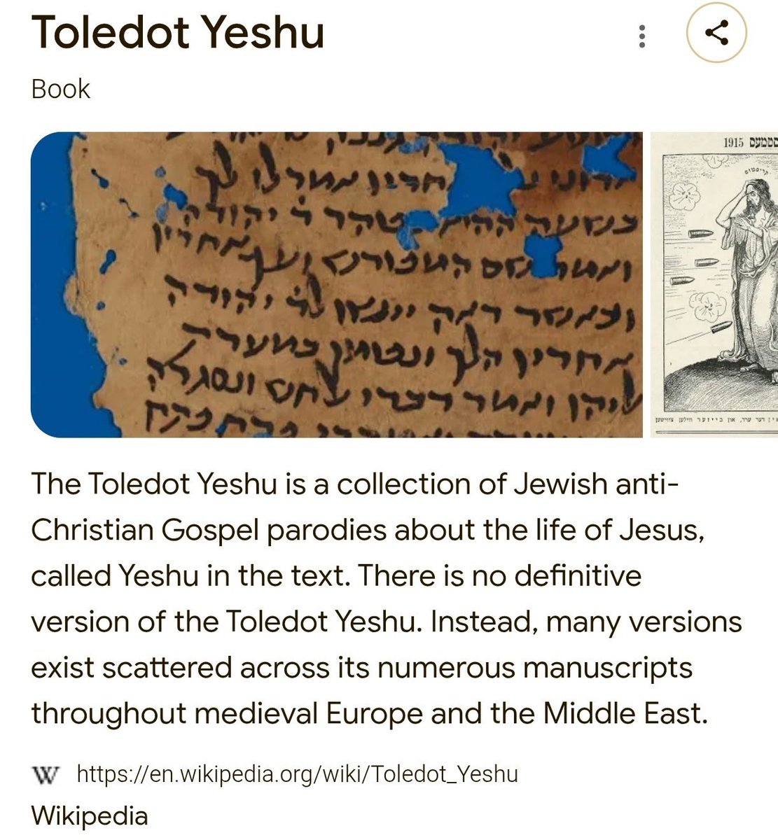ireallyhateyou's tweet photo. I'm just here to remind you that the Jewish religion is explicitly anti-Christian https://t.co/1yOWgYcHPz