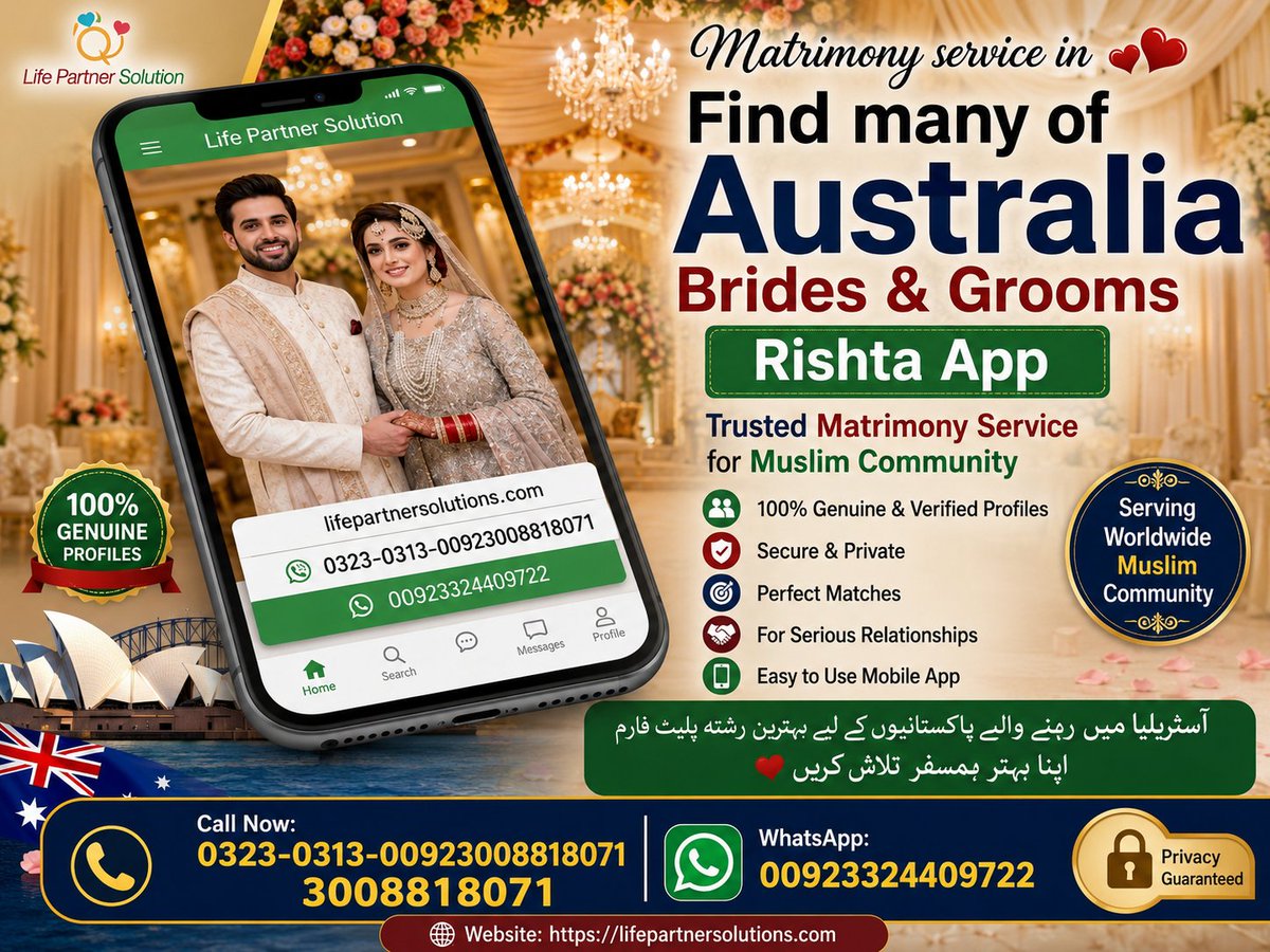 bukharimc's tweet photo. Matrimony service in Find many of Australia Brides and Grooms Rishta App https://t.co/fM7CosHgQS https://t.co/rpFF05mcOp