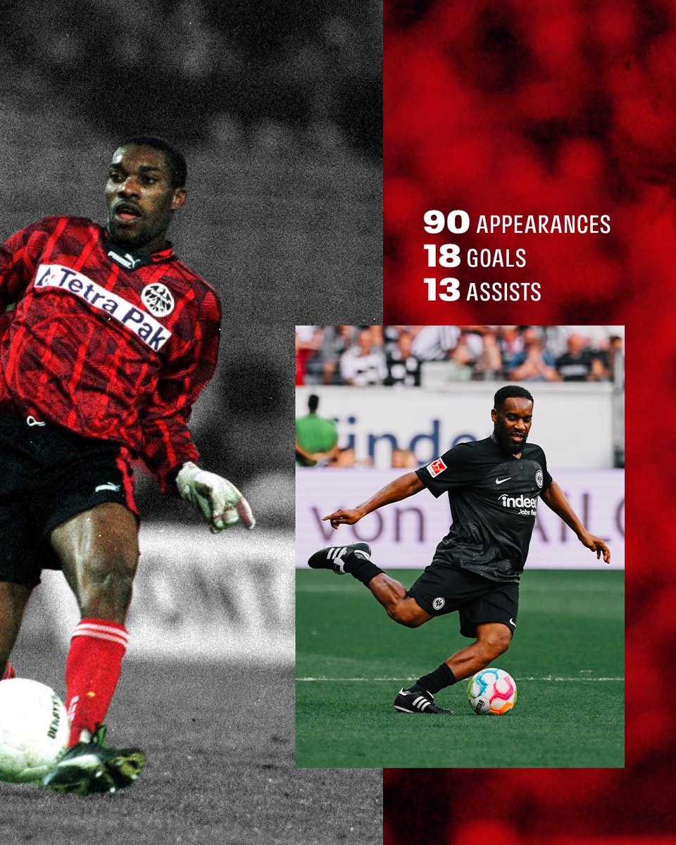 eintrachtint's tweet photo. Happy birthday to Eintracht legend Jay-Jay Okocha! 🎂🦅

Forever part of Frankfurt history ❤️🖤

#SGE https://t.co/3Igurz21vv