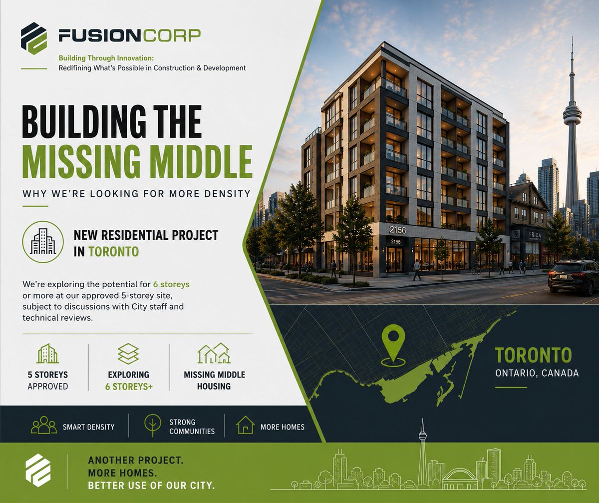 nick_ainis's tweet photo. 🏗️ We looked at this Toronto site years ago and passed.

Today? We’re back—exploring more density.

Same property. Different planning environment. More housing potential.

That’s how fast things are changing.

#TorontoHousing #MissingMiddle #Development https://t.co/5bsDbX2HmL