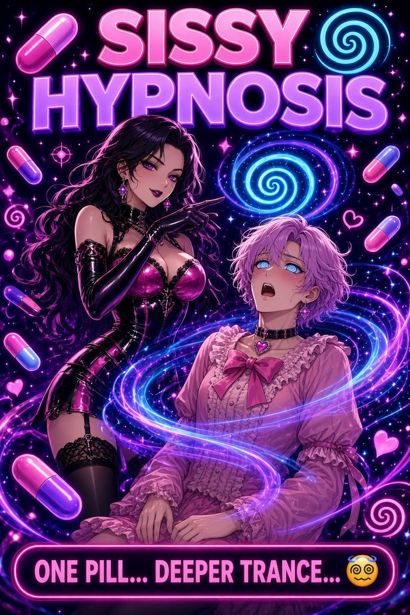 FUNVINN's tweet photo. 🌀💗 SISSY HYPNOSIS IS ACTIVE 💗🌀

He clicked  he stared  and now look at him. 😵‍💫

That little spiral has his attention completely locked. 👁️🌀

Think your sissy can keep his mind together?
Come prove it. 😈

↻ + ♡ + COMMENT “TRANCE”
Must be following 💗 https://t.co/bkI6rzKsMC