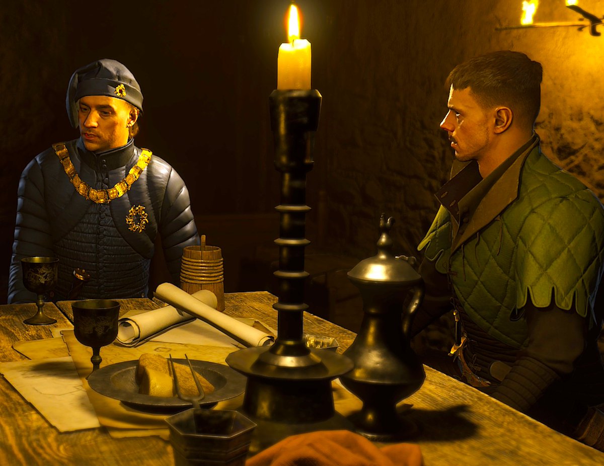eymlli's tweet photo. 不知道耶！我覺得這兩人也很有夫夫感。😊

Husbands!! 🥰🥰

#KCD2 #KingdomComeDeliveranceII #Samuel #SirJohnofLiechtenstein https://t.co/suyzxDCYj9