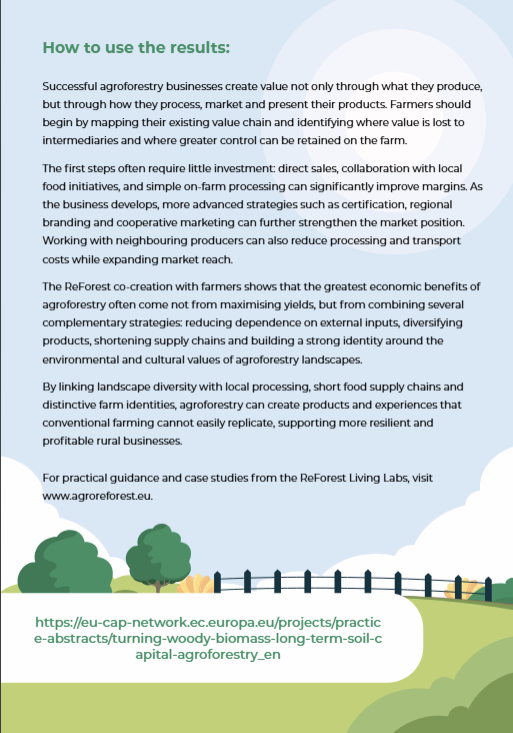 ReForestTweets's tweet photo. 🌳 The economic value of #Agroforestry comes not just from producing more, but from producing and selling differently.
Diversification, added-value processing, shorter supply chains & cooperation can create new opportunities for farmers.
👉 https://t.co/b8818uxle8
#ValueChains https://t.co/dYnCdf1LSI