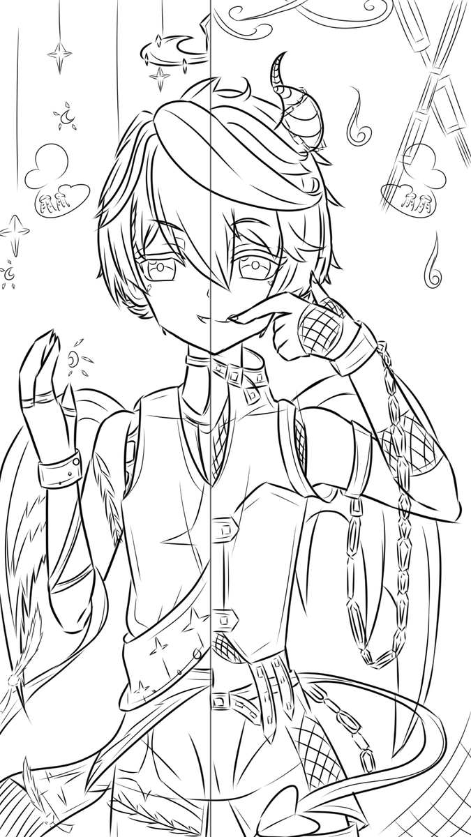 ONERattie's tweet photo. Sharing my recent Bennett fanarts.
 
1. Recreation of an old outfit I designed years ago
​
2. New original costume design
​
3. Half‑angel &amp; half‑demon piece for my private AU
OOC｜personal headcanon
#genshinfanart   #Bennett  #ベネット https://t.co/JHwS3AETlh