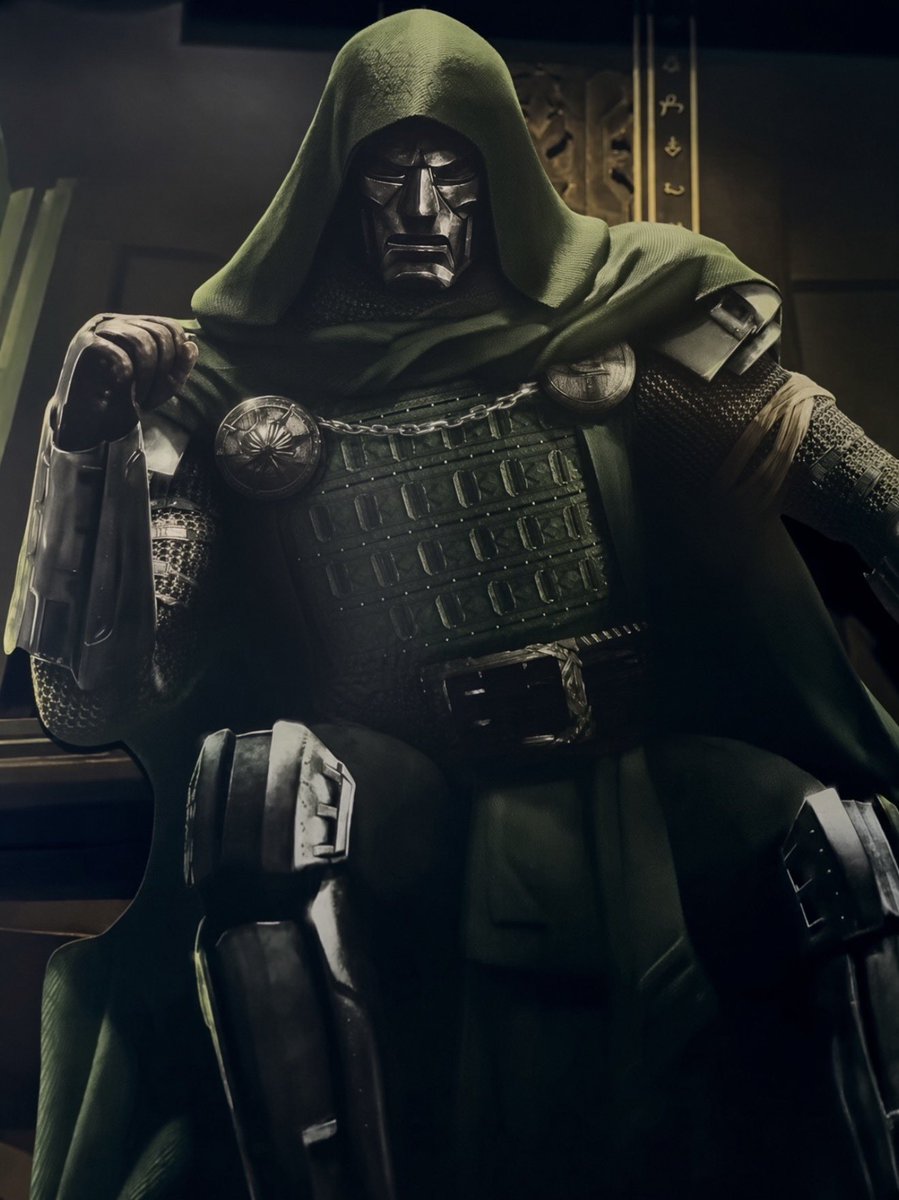 ProjectHurts's tweet photo. Up close view of Doctor Doom on the throne in ‘AVENGERS: DOOMSDAY’  

The aura…

#AvengersDoomsday https://t.co/X2rAJBijk6