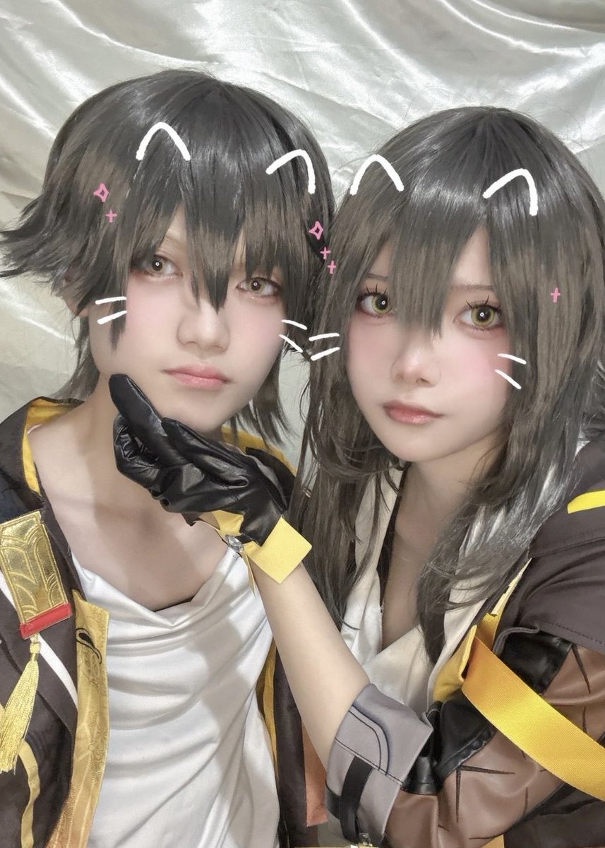 cos_O117's tweet photo. リアル姉弟の開拓者併せです💫
#HonkaiStarRail #cosplay https://t.co/9qIQt7IXGj