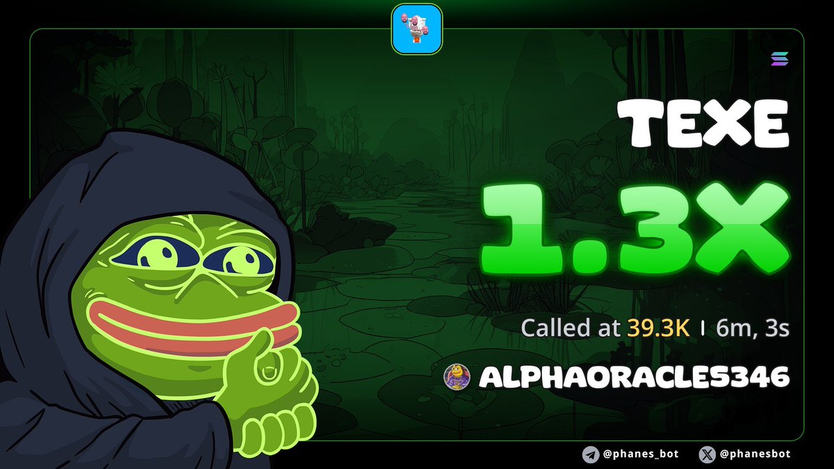 AlphaOracle4's tweet photo. Watch your entry on $TEXE
CA>>

ApLgL5JatsEKncLkxYkPjM4XpP85urQXmhR4eM6hpump https://t.co/cqtiAGllw0