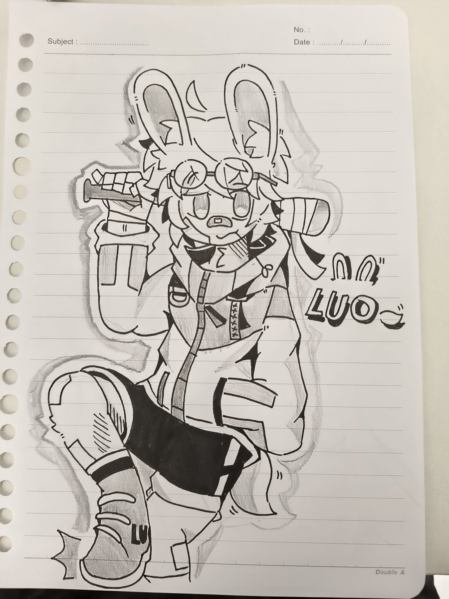 TW_AHDIAN's tweet photo. Today I'm showing off my self-created comic corner !!  :D

His name is ..『LUO🐇』✨ 
He is an athlete :3
#furry #furrycharacter #furryartㅤㅤㅤ
ㅤㅤ https://t.co/LfkLA0enCw