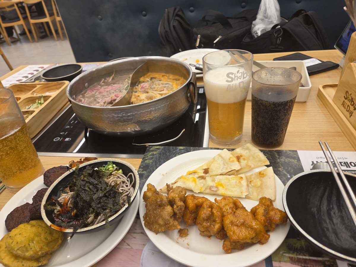 inabit24's tweet photo. 생맥무한리필샤브샤브 야호-☆ https://t.co/fIhvm4GrYT