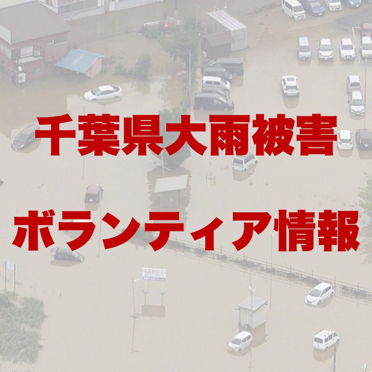 vteamk's tweet photo. 【#千葉県 大雨被害】
#ボランティア センター開設情報
 ※8/14時点 千葉県社協より

8月13日（木）に発生した千葉県内の大雨災害の被災状況や各市町村の災害ボランティアセンターの設置状況等につきましては、現在調査を行っているところです。

安全の確保や被害状況を踏まえ、対応を進めてまいります。

つきましては、被災自治体や社会福祉協議会へのお問合せは、業務に支障をきたす恐れがありますので、可能な限りお控えくださいますようお願いいたします。

なお、最新情報につきましては、確認次第、随時更新いたします。