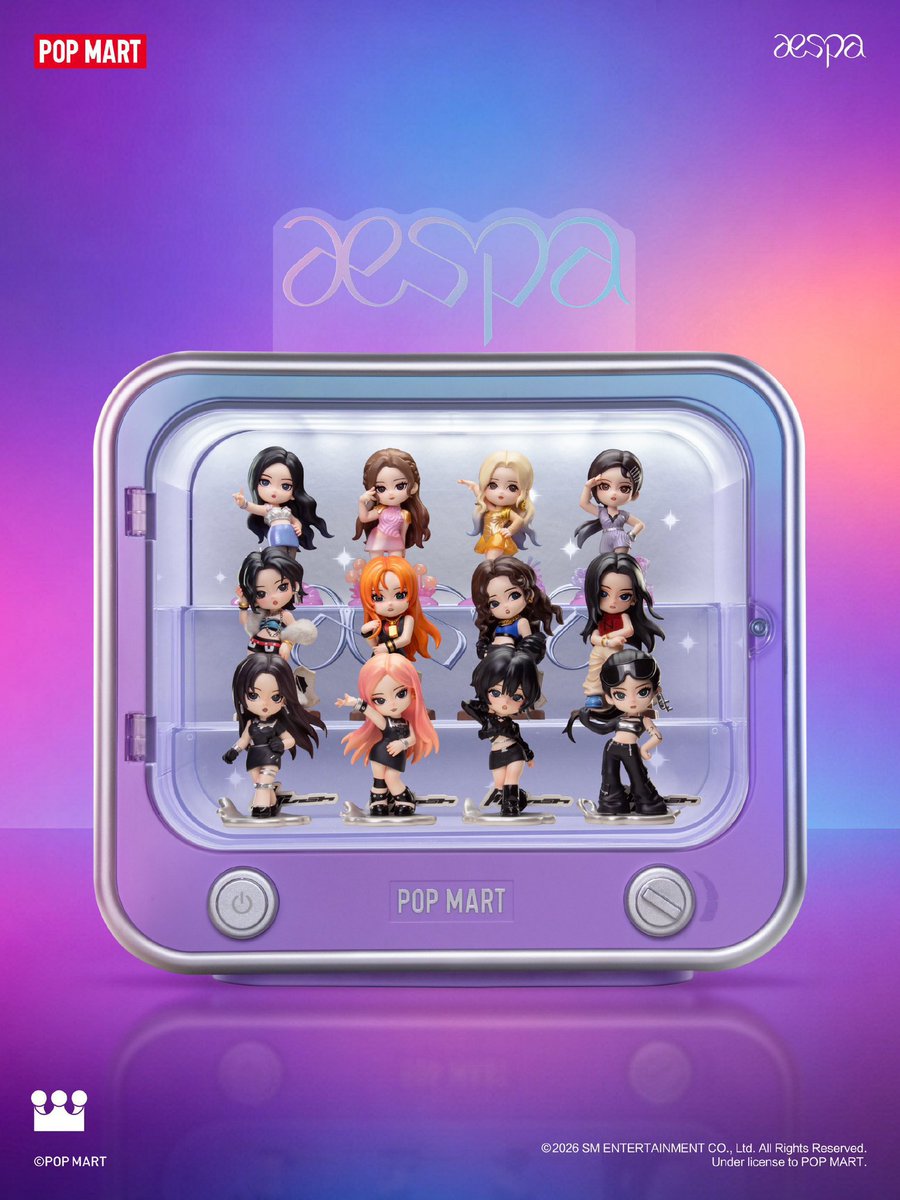 aespaintl's tweet photo. 260814 aespa x Popmart, Available August 21st https://t.co/sNNzBJXa2l