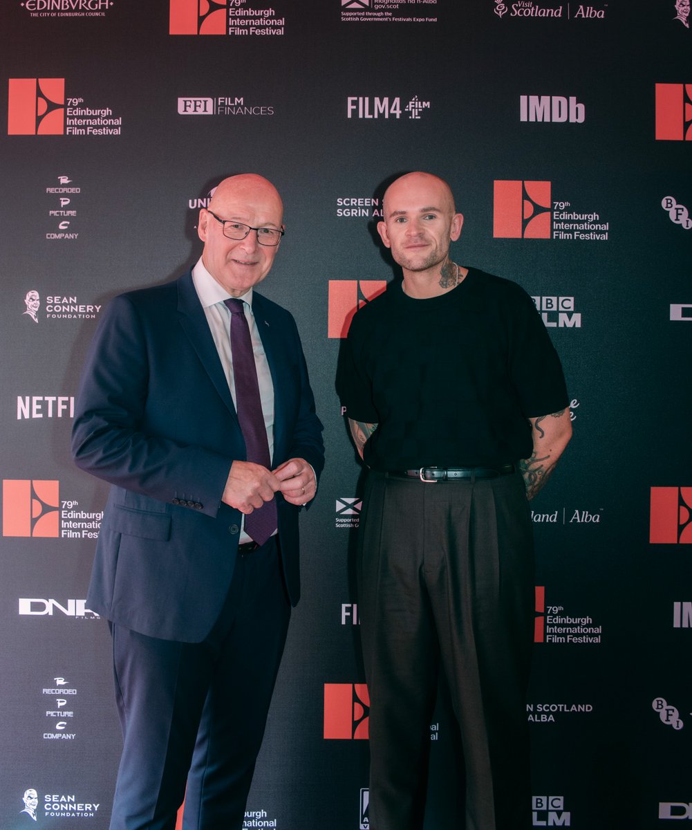 ScotGovFM's tweet photo. First Minister @JohnSwinney attended the @edfilmfest opening night screening of The Incomer, which received funding from @screenscots.

@scotgov is providing Screen Scotland with over £12m this year to support the growth of Scotland's screen sector.

📸 Photo Credit: Kat Gollock https://t.co/YgsuDVwpkS