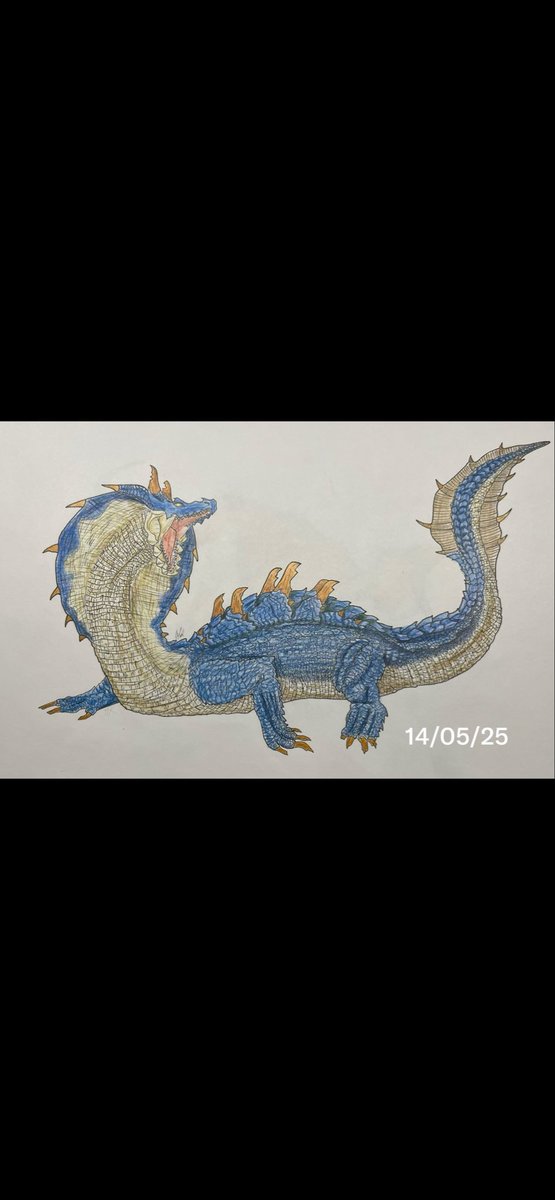 MenaKhArt's tweet photo. The childhood trauma 
#monsterhunter #lagiacrus #monsterhuntertri https://t.co/6cThHHfQIH