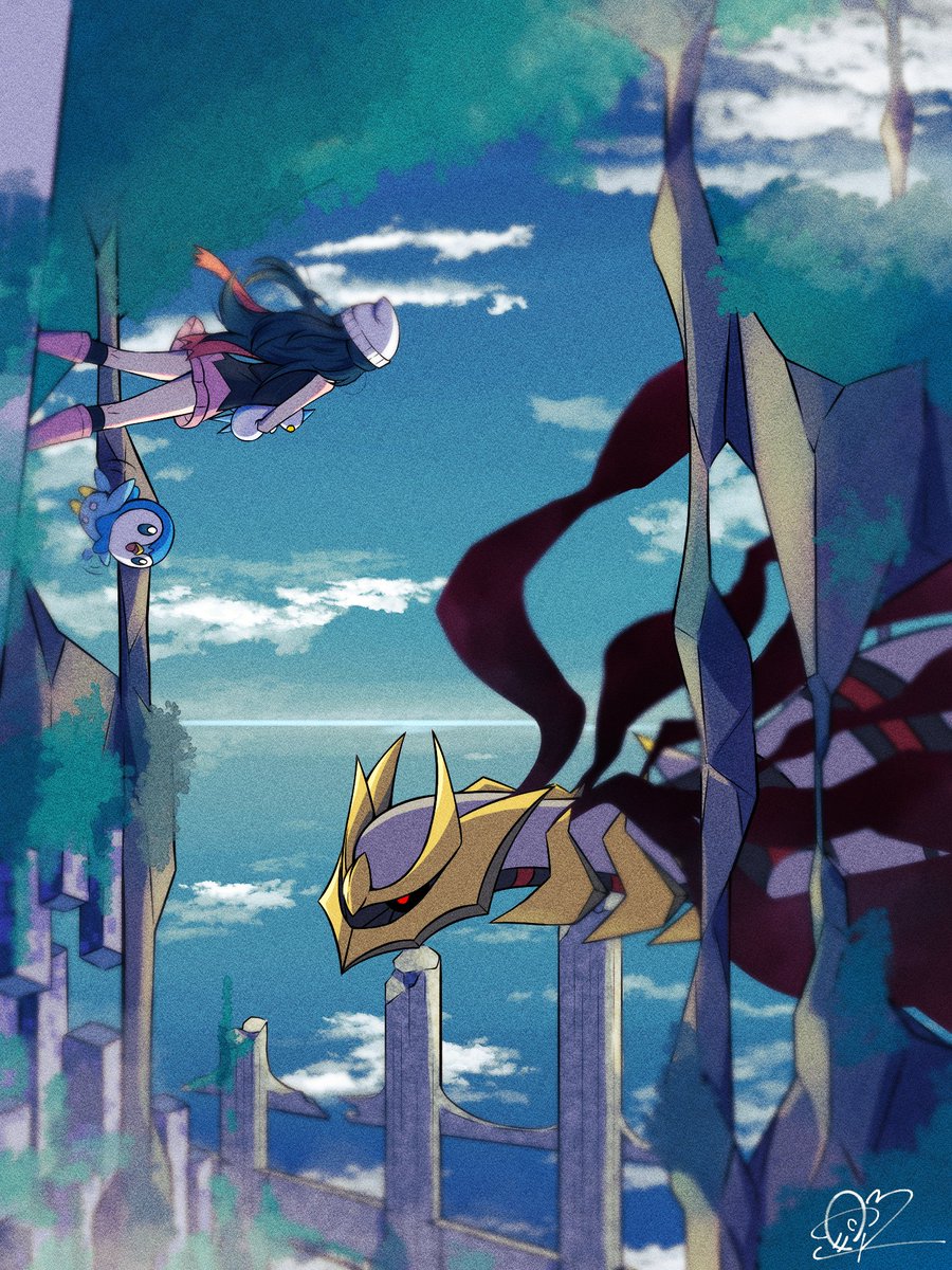 everyday_365d's tweet photo. 反転世界
＃ポケモンイラスト https://t.co/pZFbqhW2vu
