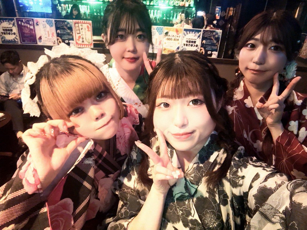tama_omy's tweet photo. 【8/8(金)出勤情報②】
19:00～last

🌻せな@tama_sena_0416
🌻ひな@tama_hina_1202
🌻のの@tama_nono_0119
🌻あい@tama_ai_1207
🌻あめり@tama_ameri_0903
 
#大宮　#ガールズバー https://t.co/UGmUCKHQeP
