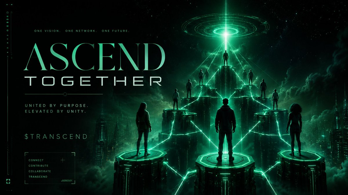 transcendsol_og's tweet photo. Community is where the ascent becomes collective.

Different people.
One signal.
One shared belief that staying where you are is no longer acceptable.

The climb is better together. https://t.co/yPe0KUIjAg