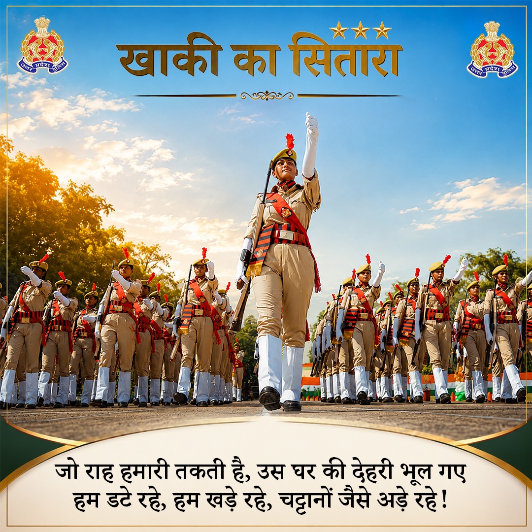 ghaziabadpolice's tweet photo. जो राह हमारी तकती है, उस घर की देहरी भूल गए
हम डटे रहे, हम खड़े रहे, चट्टानों जैसे अड़े रहे !

उत्तर प्रदेश पुलिस का गीत "खाकी का सितारा" ।

#KhakiKaSitara https://t.co/3sApBIrSSS