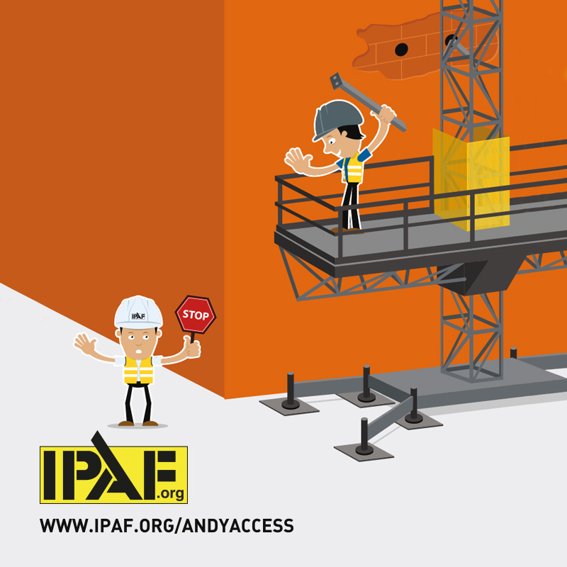 IPAForg's tweet photo. Do not interfere with ties, a mast climbing work platform (MCWP) needs all of the ties for stability. Download this poster and other #AndyAccess MEWP/MCWP key topic posters for use in your daily operations and promote the safe use of powered access. https://t.co/9elwumzr2A https://t.co/y3GQSRRvKF