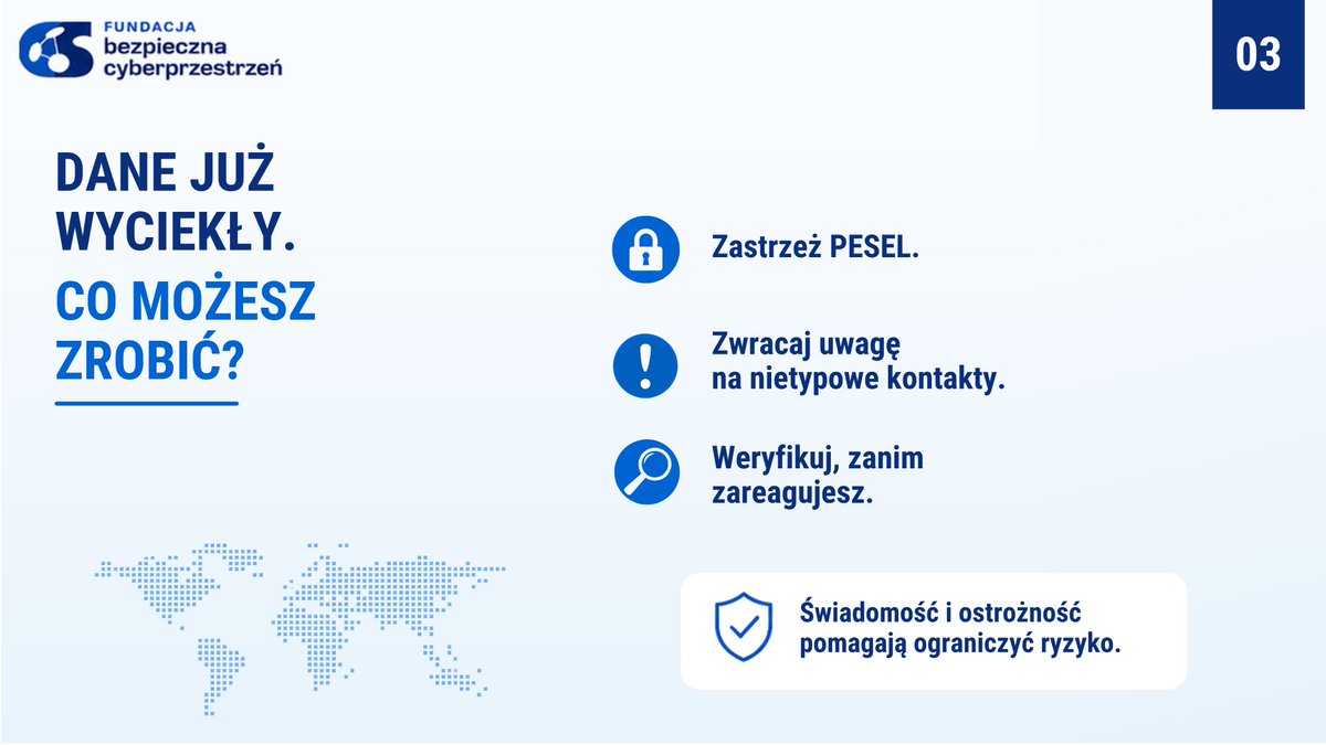 cybsecurity_org's tweet photo. Co dzieje się z danymi po wycieku?
Mogą być kopiowane, przekazywane i wykorzystywane długo po zakończeniu samego incydentu.
🎙️ O możliwych konsekwencjach wycieku #MyDr mówił w Radiu Wnet Mirosław Maj.
▶️ https://t.co/fXvxRDfB8P https://t.co/SBWl4zqvU4