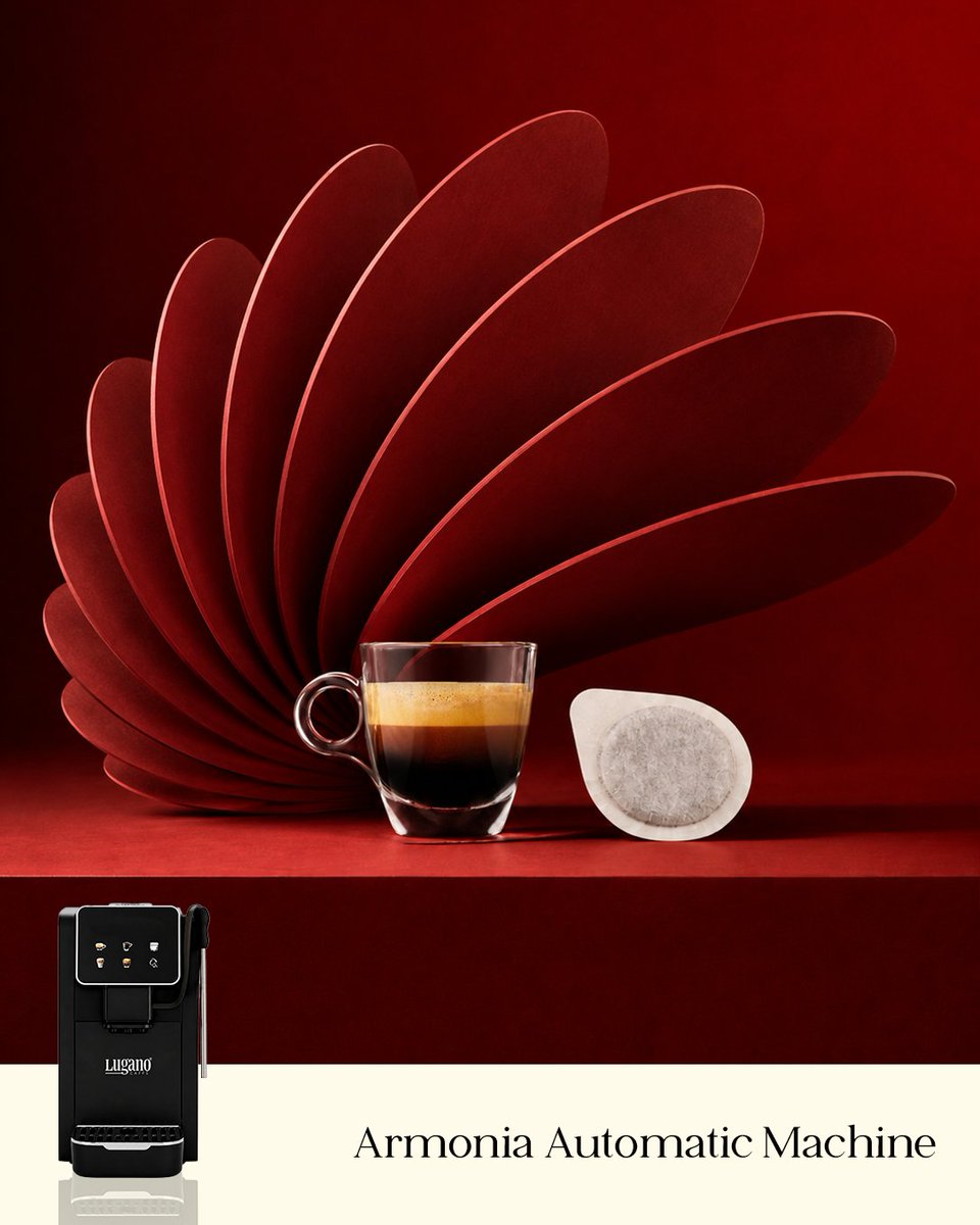 LuganoCaffe's tweet photo. Coffee perfection, made effortless
Enjoy a rich, smooth cup with crema that speaks for itself, all at the touch of a button.
Ask for the automatic machine Armonia SV822Q

Lugano Caffè... Make Life Italian

#CoffeeMoment #EspressoLovers #PerfectCup #CoffeeExperience #coffeeMachine https://t.co/UQKUgZKiZ1