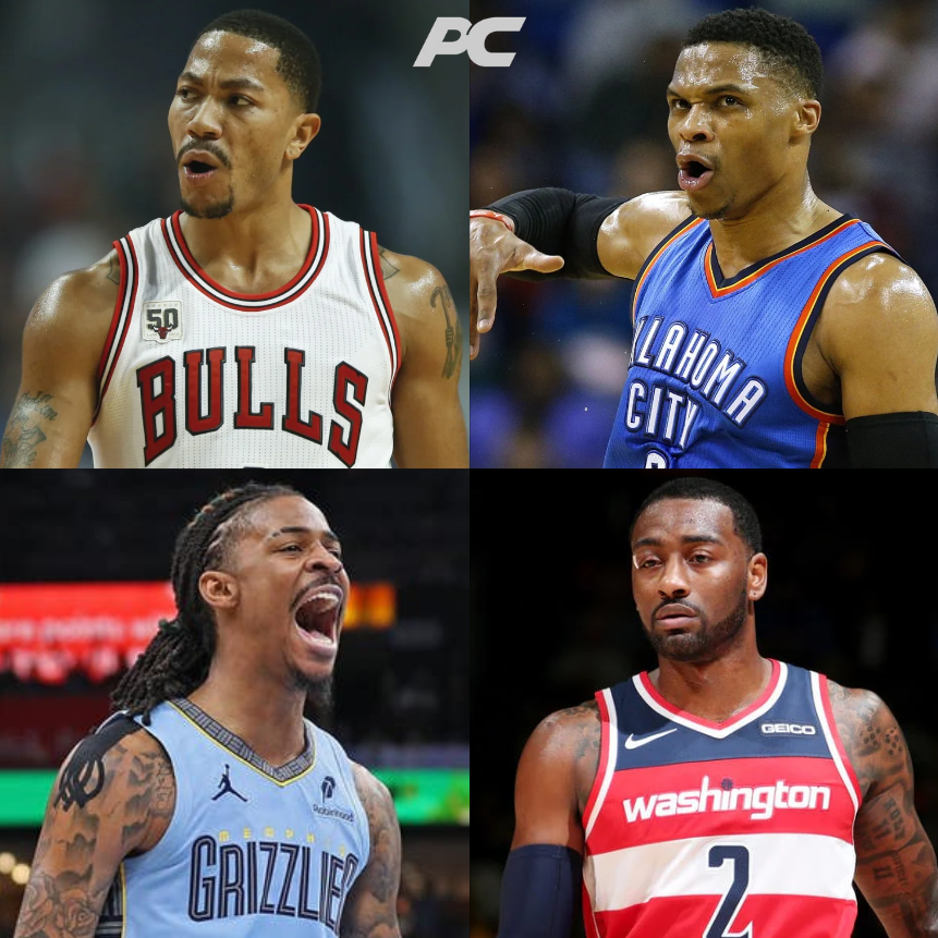 PlayersChoice_'s tweet photo. Which Point Guard really had the highest ATHLETIC Peak?🤔 https://t.co/IfbwTJyUJm