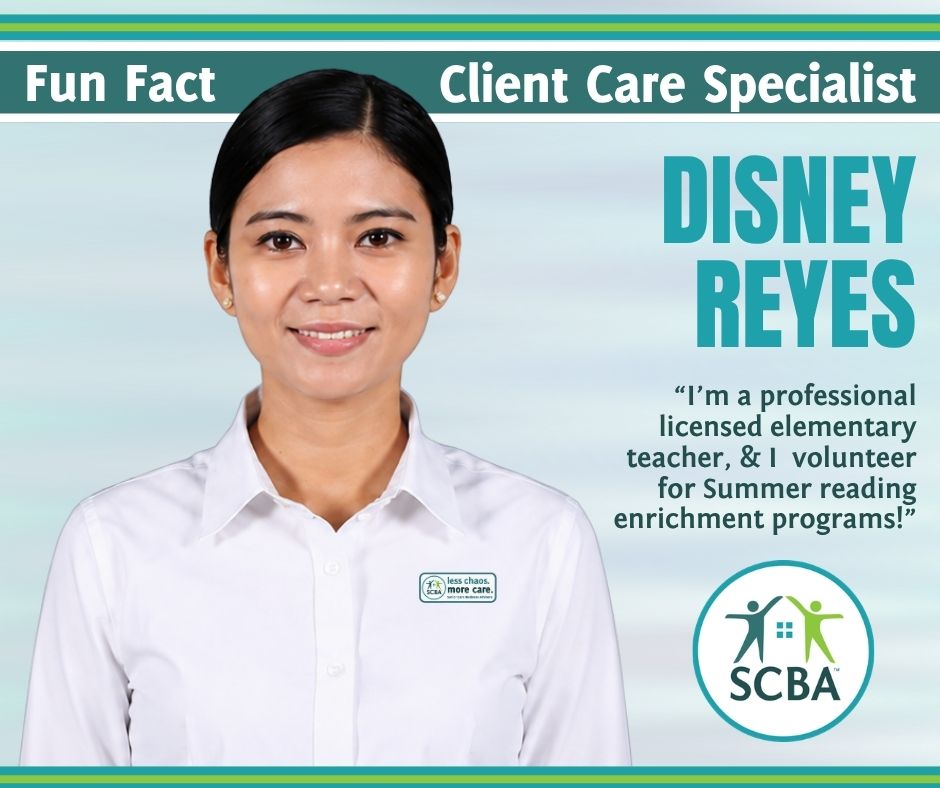 seniorcareba's tweet photo. Meet Disney, one of our Client Care Specialists with HCOS!

When she’s not helping clients and caregivers after hours, Disney is a licensed elementary teacher and volunteers with summer reading enrichment programs!

#SCBA #SCuBA #SeniorCare #HomeCare #AfterHours #OnCall https://t.co/NWspAQCFPC