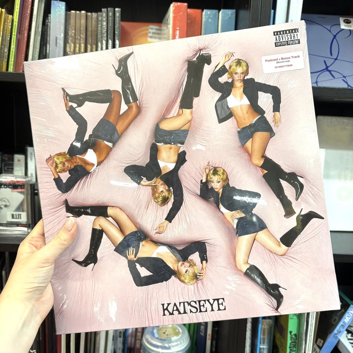 hmvSolihull's tweet photo. 🎵 NEW MUSIC 🎵

Brand new from our latest #hmvHeadliner KATSEYE have released their brand new album ‘WILD’ 🥳

Wild Heart, Wild World, and member versions available in store as well as a #hmvExclusive blizzard vinyl 🩵

#katseye #katseye_wild #newmusicfriday https://t.co/wDmeYXW6Kt