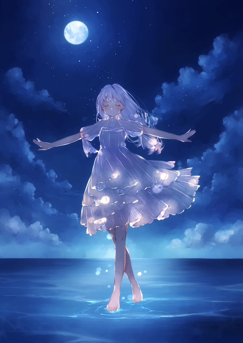 k0130__anna's tweet photo. #一次創作祭り夏の陣2026 
そっと灯りがともるような優しい夜が大好きです🌟⋆꙳ https://t.co/6J5VfetkCk