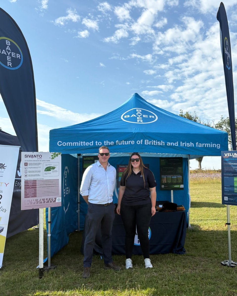 Bayer4CropsUK's tweet photo. A big thank you to everyone who joined us at Potatoes In Practice! 👋
With late blight in the area, it was great to share advice with so many growers and industry professionals.
We hope you enjoyed the day as much as we did! 🥔
#PotatoesInPractice #PotatoCrops #LateBlight #Alternaria