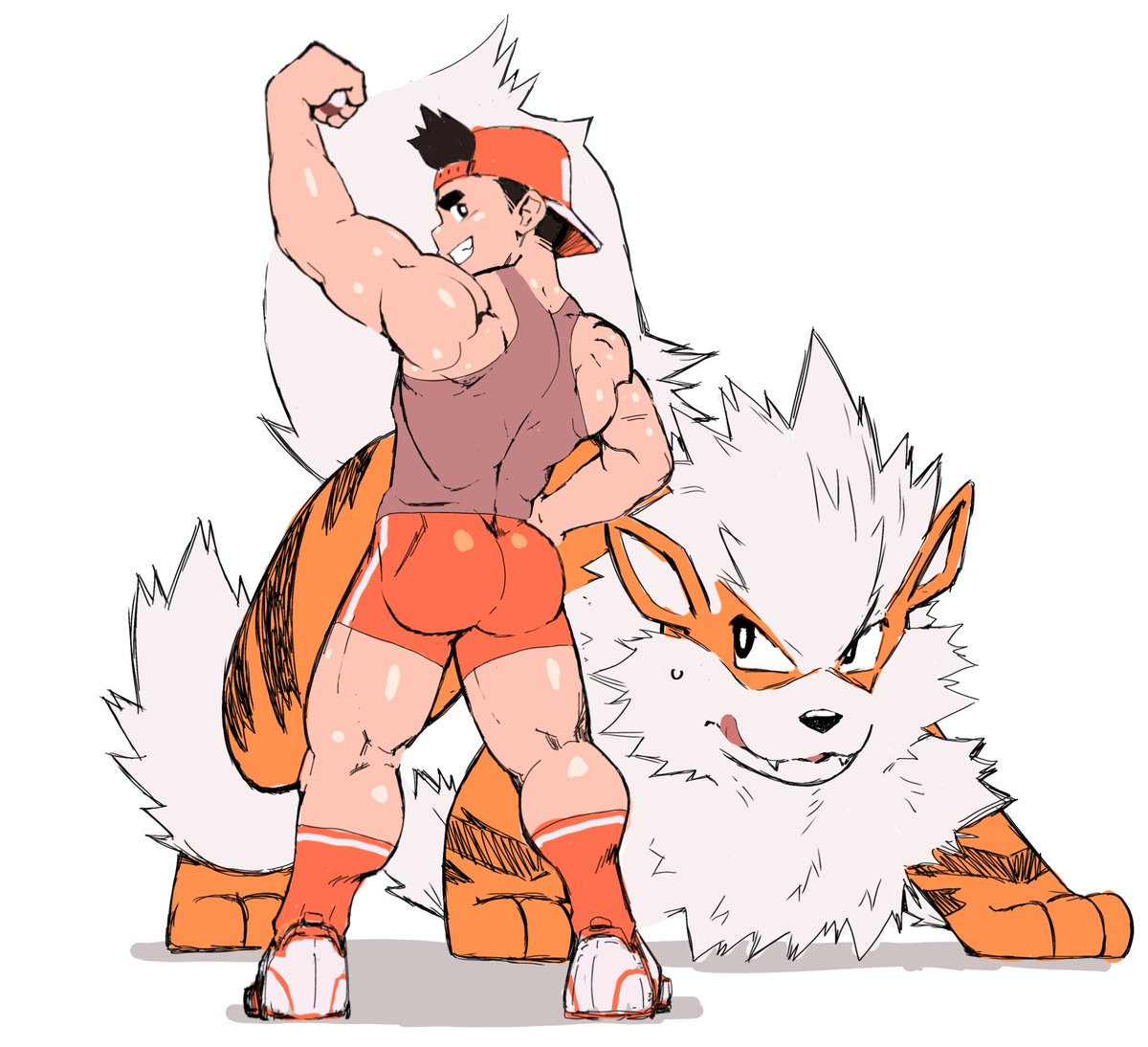 RabidCoolio's tweet photo. Arcanine fanboy~ #pokemon #arcanine  #bara https://t.co/80eJqRy7gH