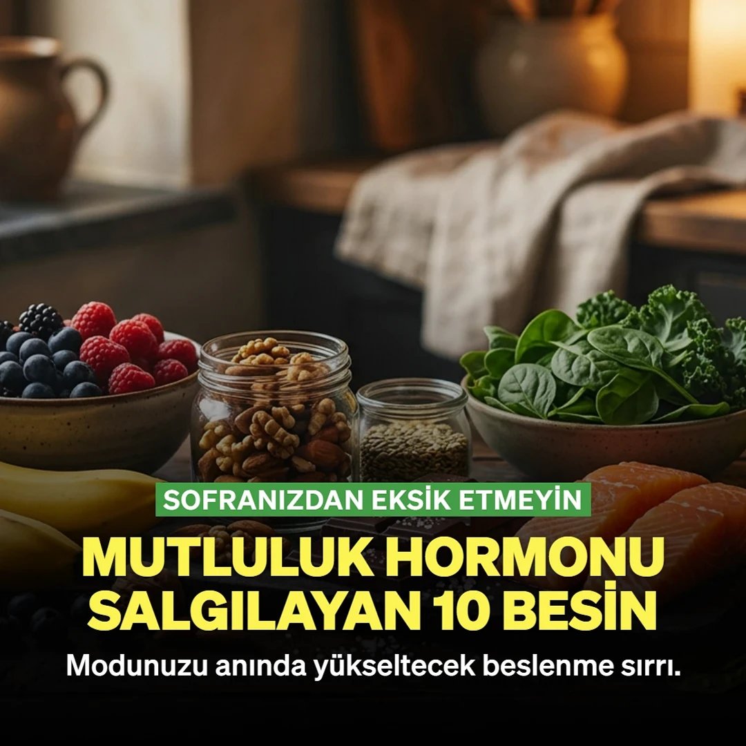 gztcom's tweet photo. 🔴Moralinizi anında düzeltecek beslenme sırrı: Mutluluk hormonu salgılayan 10 besin 🙌

🔗https://t.co/qartRUsn1c https://t.co/n4lRAt4479