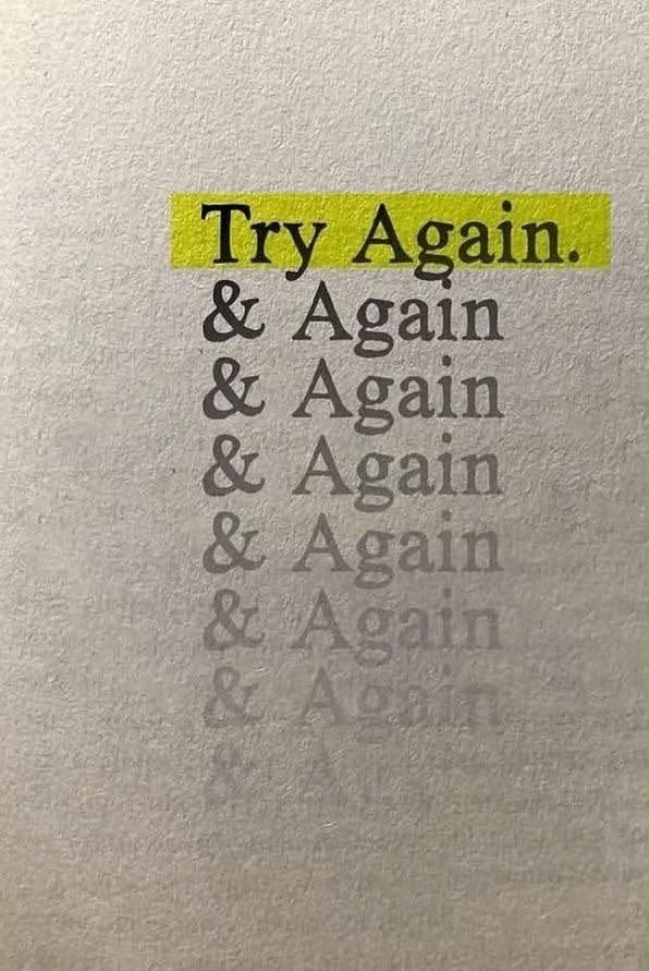 TryAgainMemes's tweet photo. Good morning goes only to those who try again ☕️ https://t.co/6SYHw1eSp7