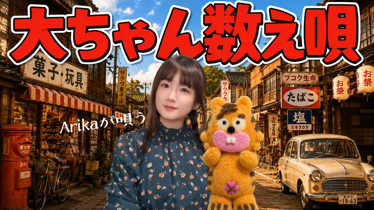 Arika_channel's tweet photo. アニソンちゃんねる更新❗️
大ちゃん数え唄！/いなかっぺ大将
https://t.co/Rt44eFtHJY

是非聴いて、観て、いいねや、ハイプも
よろしくお願いします☺️✨ https://t.co/pQeGoaE1ae