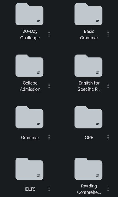 BharukaShraddha's tweet photo. Google Drive PDFs + free and complete English learning resources, tailored to your needs:

Young Learners (Kindergarten–Elementary School)
School Textbooks (Middle School–High School)
College Admission (UTBK and others)
TOEFL, IELTS, TOEIC
Writing, Speaking, Grammar

Link: https://t.co/KFlCnOs5bM

Hope it's useful 😊🙏
